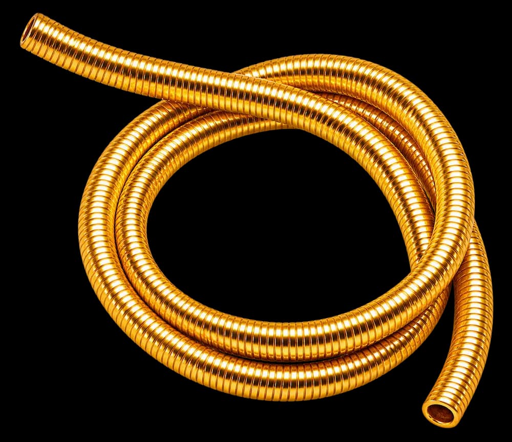Traditional Golden Zardosi Wire Spiral