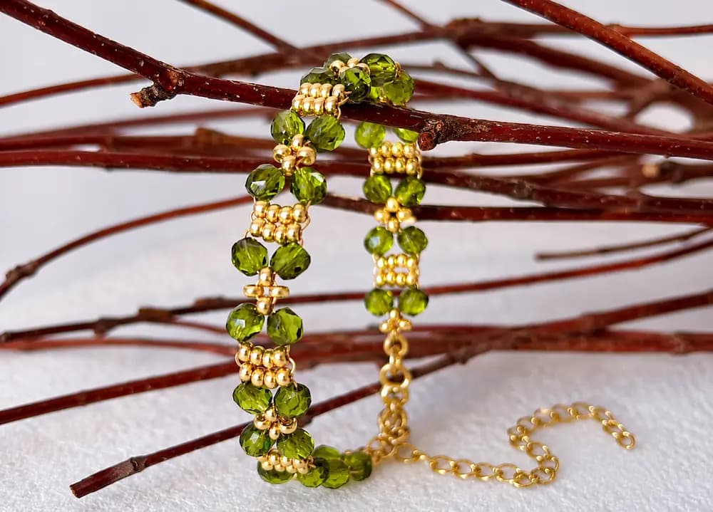 Handcrafted beaded bracelet on twigs - Your Next Creation Starts Here
